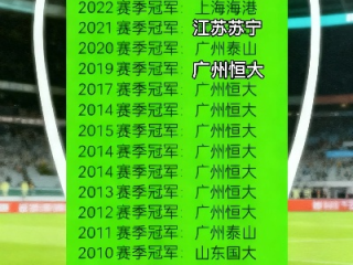 中超超级杯历届冠军，荣耀之巅的较量